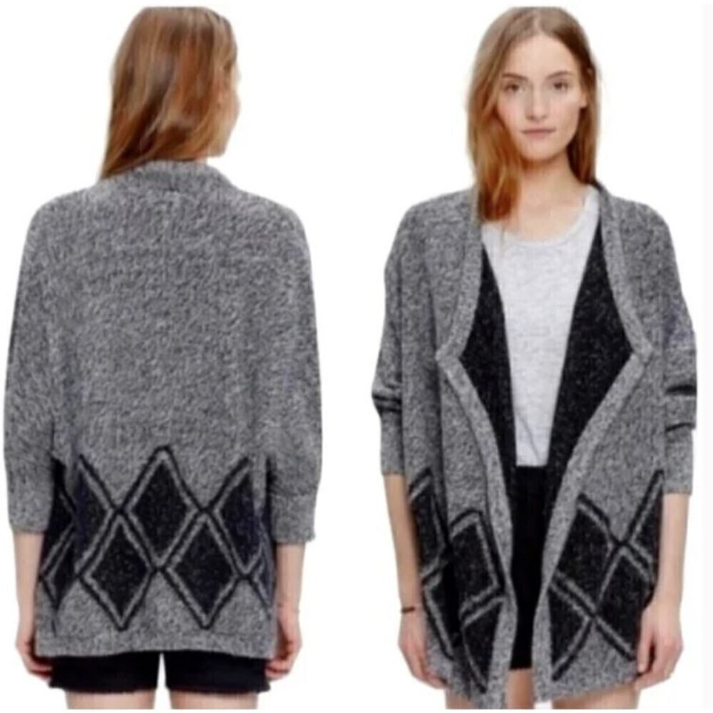 Madewell All Angels Open Front Cardigan Dolman Sleeve Knit Sweater Size XS / S